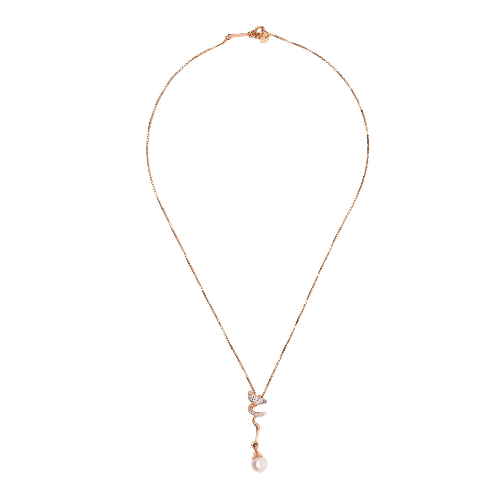 Hanging Pearl Gold Chains