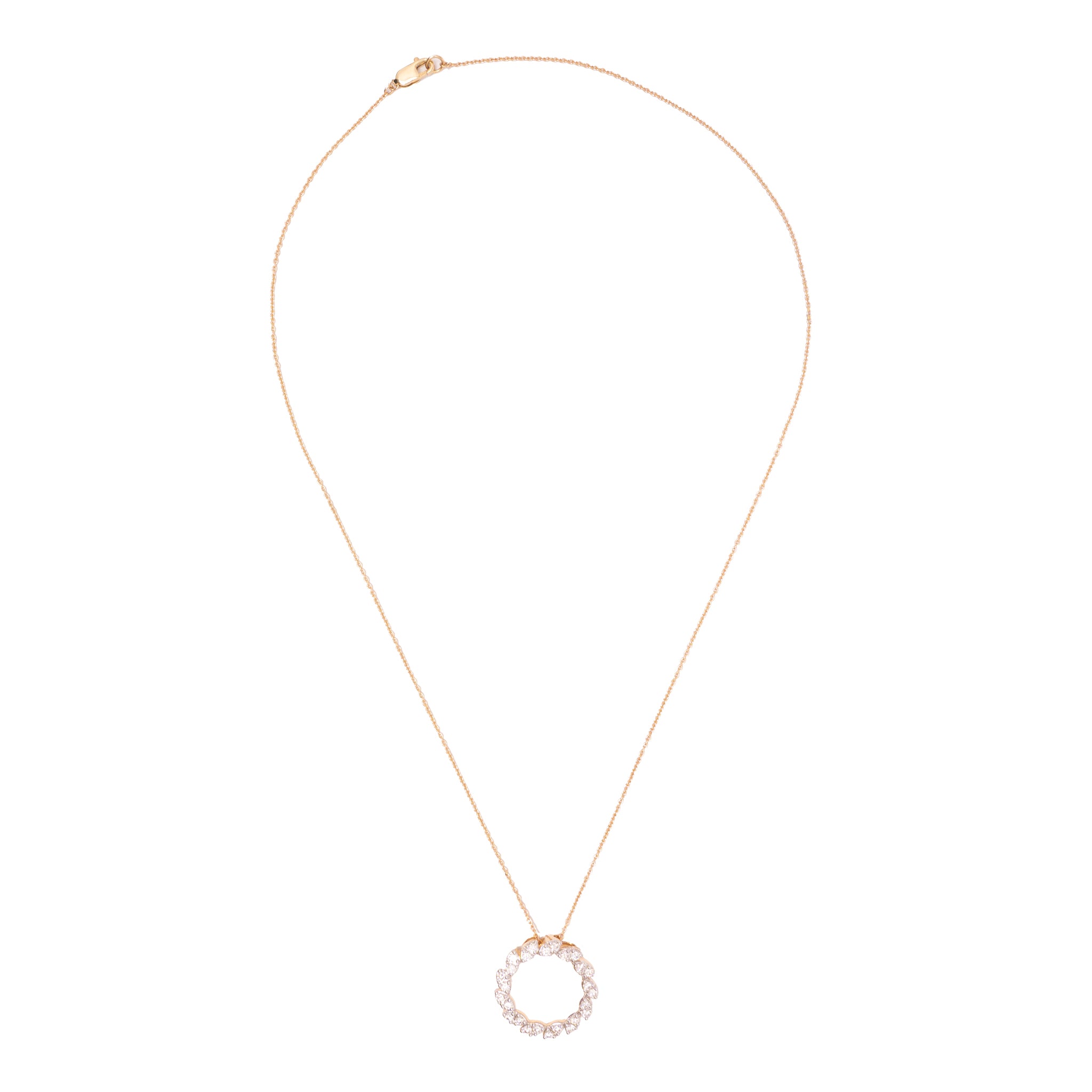 Sparkling Leaf Diamond Chains