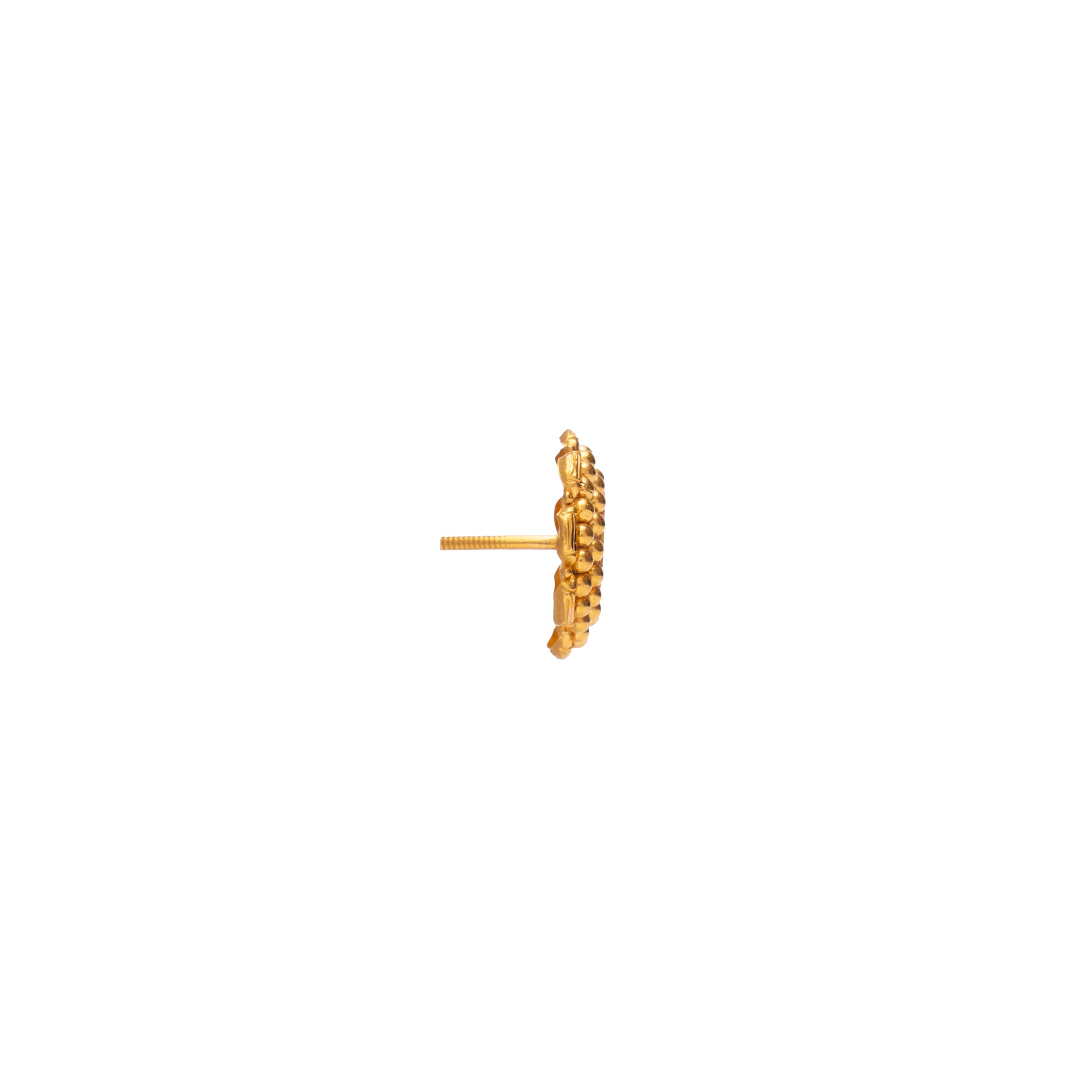 Traditional Stud Gold Earrings