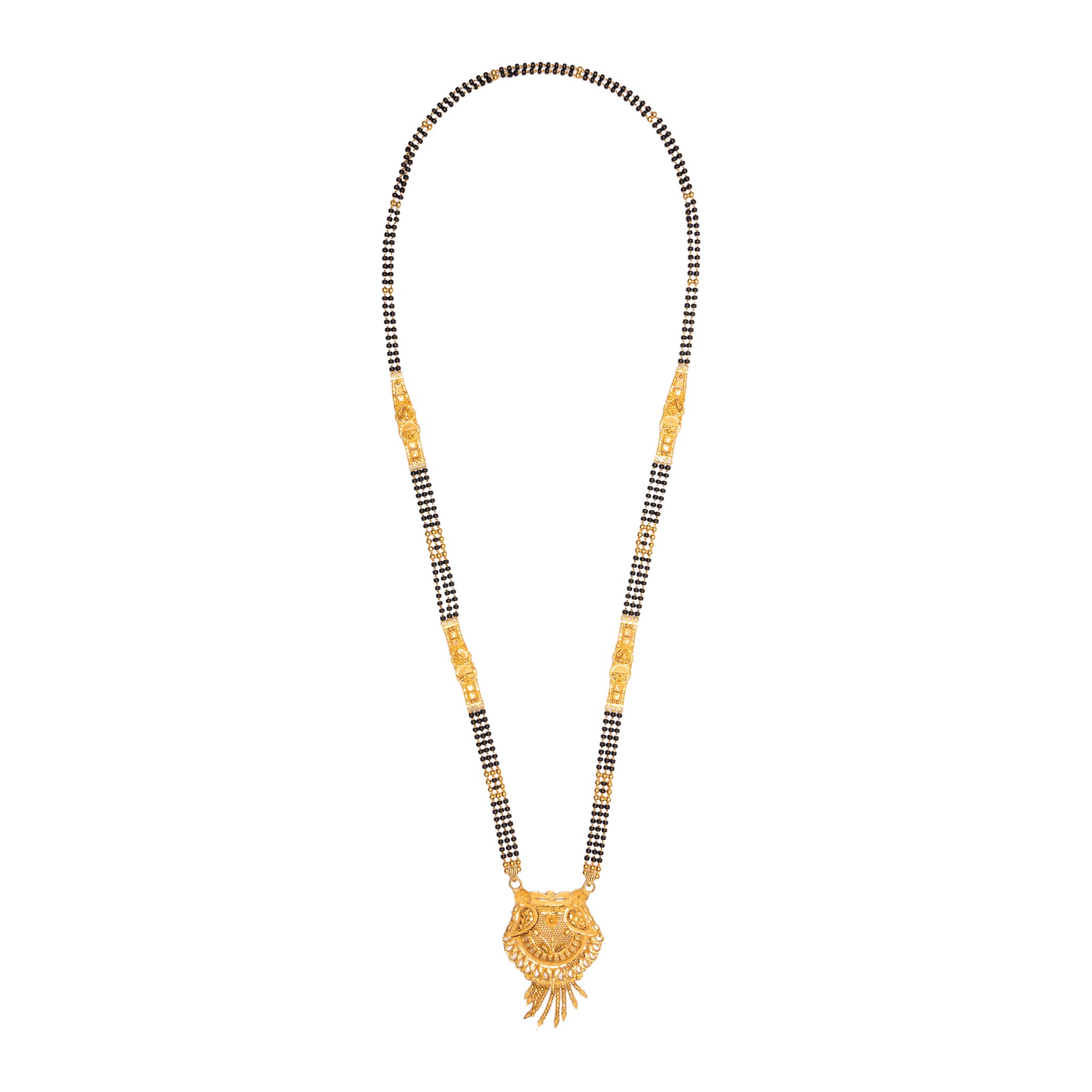 Elegant Radial Gold Mangalsutra