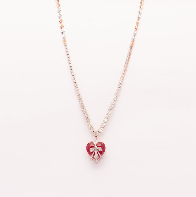 Heart Diamond Necklace