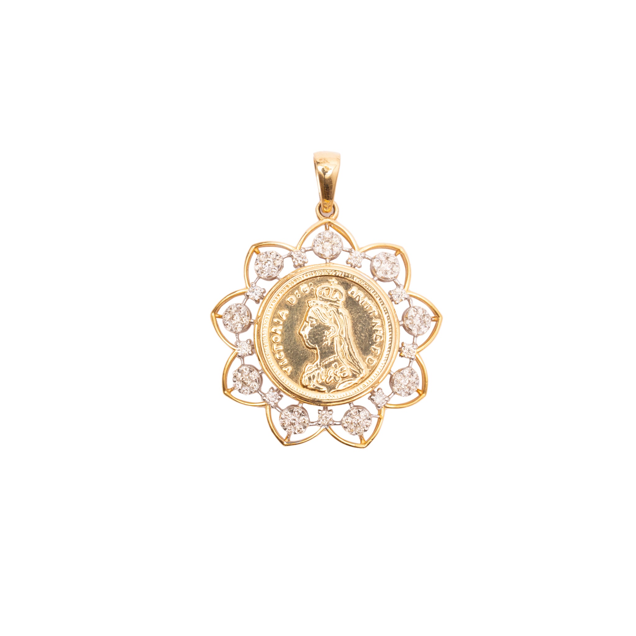 Victoria Diamond Pendant Set