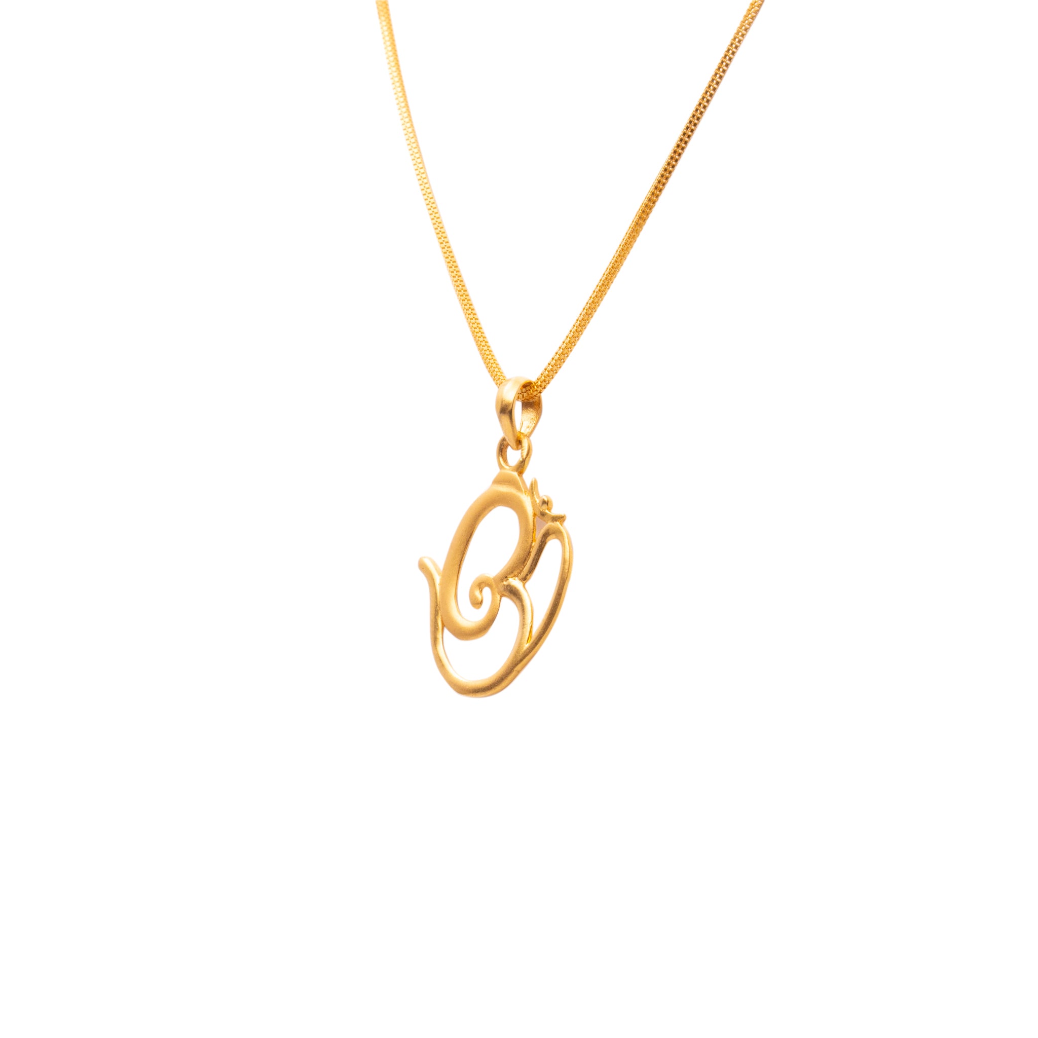 Om Gold Pendants