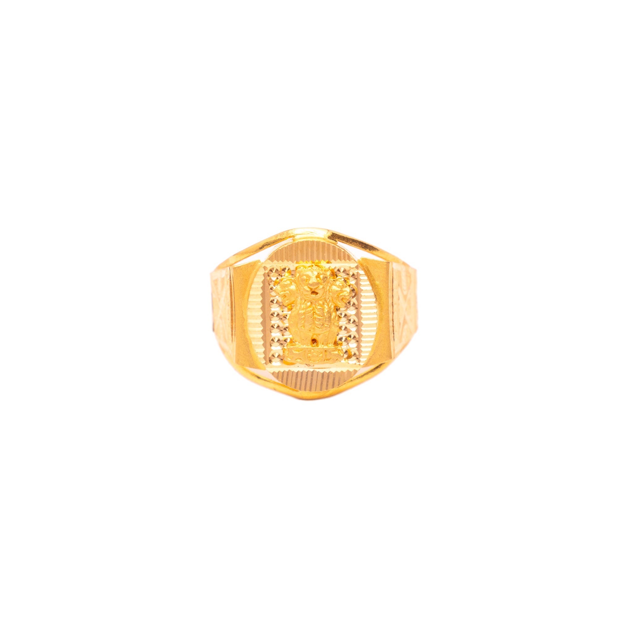 Emblem Gold Ring