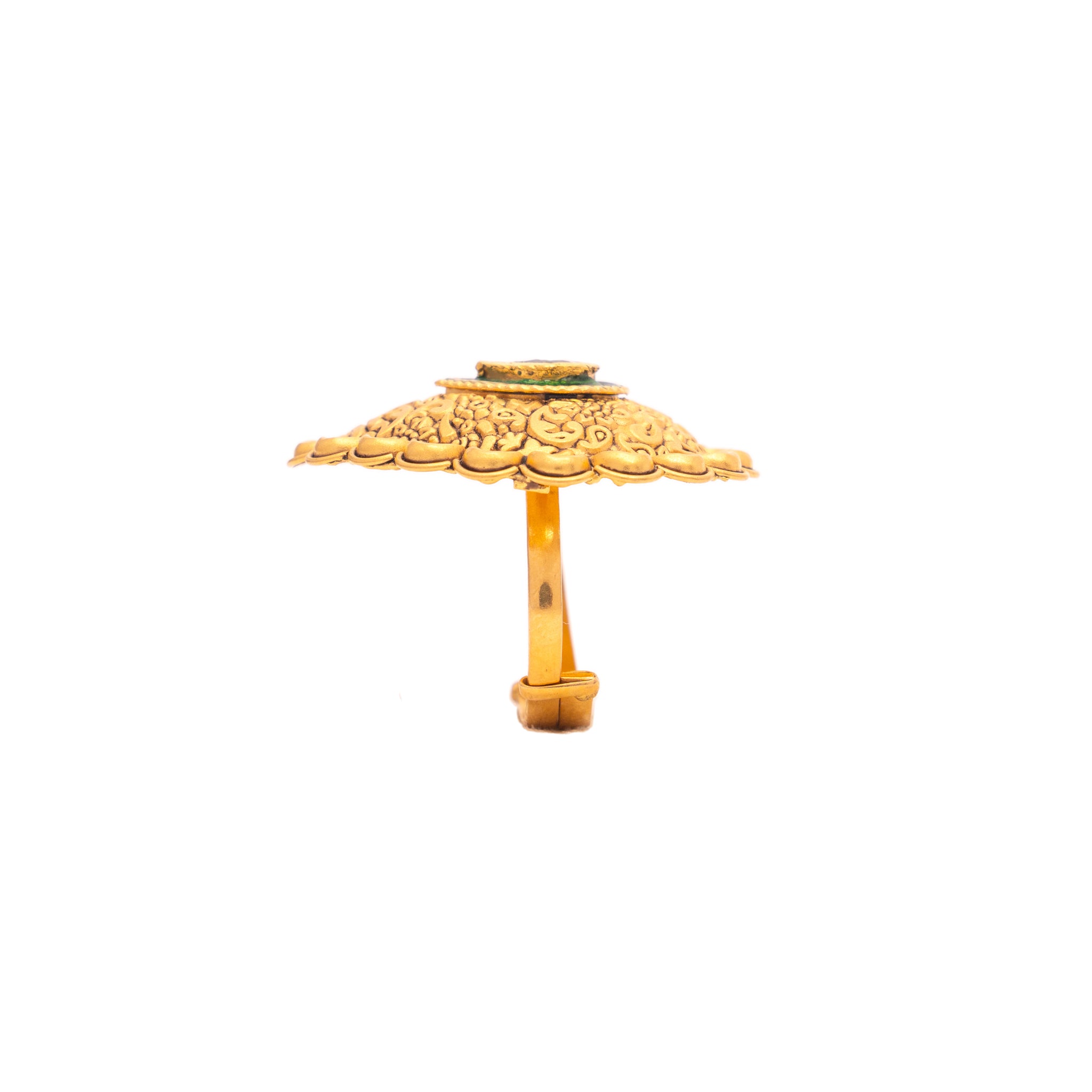 Pear Antique Gold Rings
