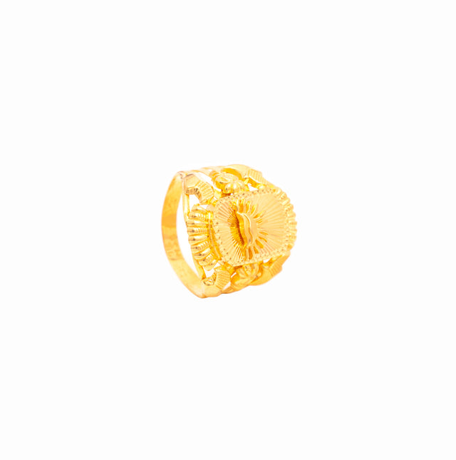 Rising Sun Gold Rings